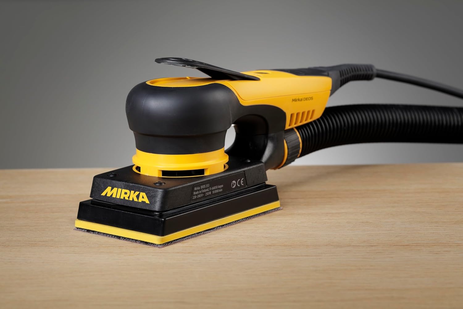 Mirka DEOS Sheet Sander 3 x 5 inch 3mm Orbit | 3mm Orbit, Dust-Free Sanding, MID3530201US