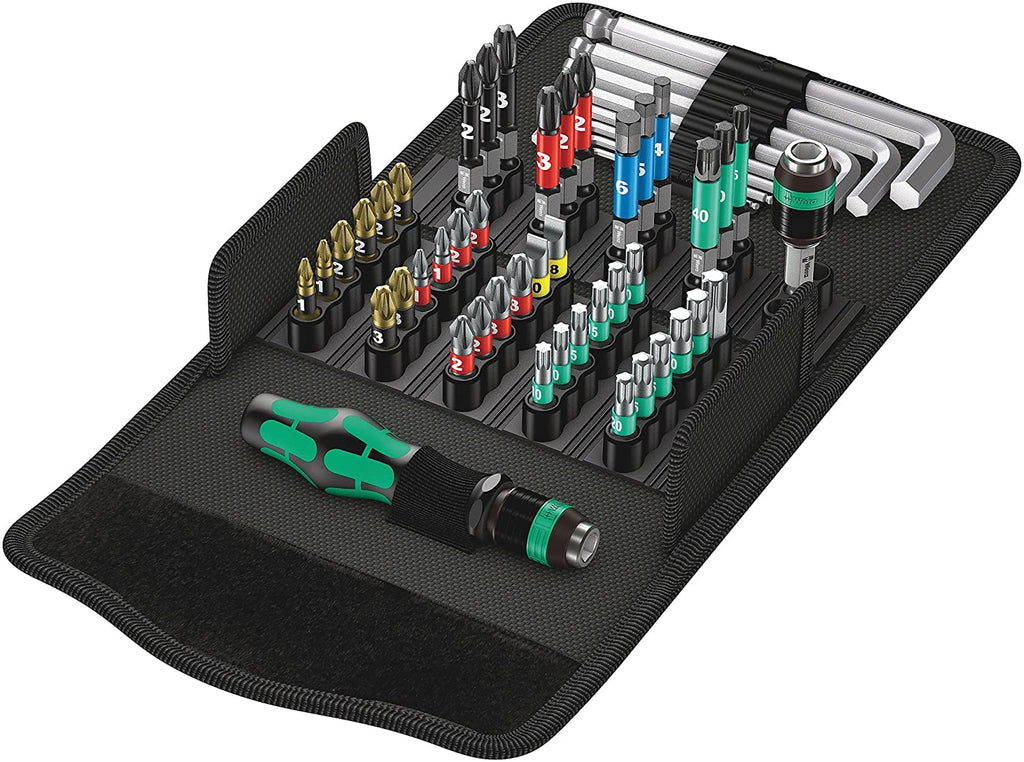 Wera 5057460001- Kk 100 52 Pc Very Compact Pouch Set Metric