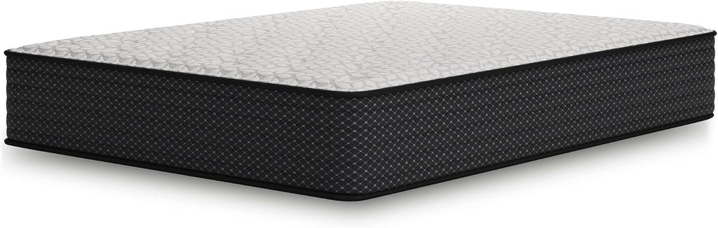 Signature Design by Ashley Plush 12 Inch Hybrid Mattress with Gel Memory Foam and Edge Support for Cool Sleep and Pressure Relief, Twin, Fiberglass-Free, Bed In A Box