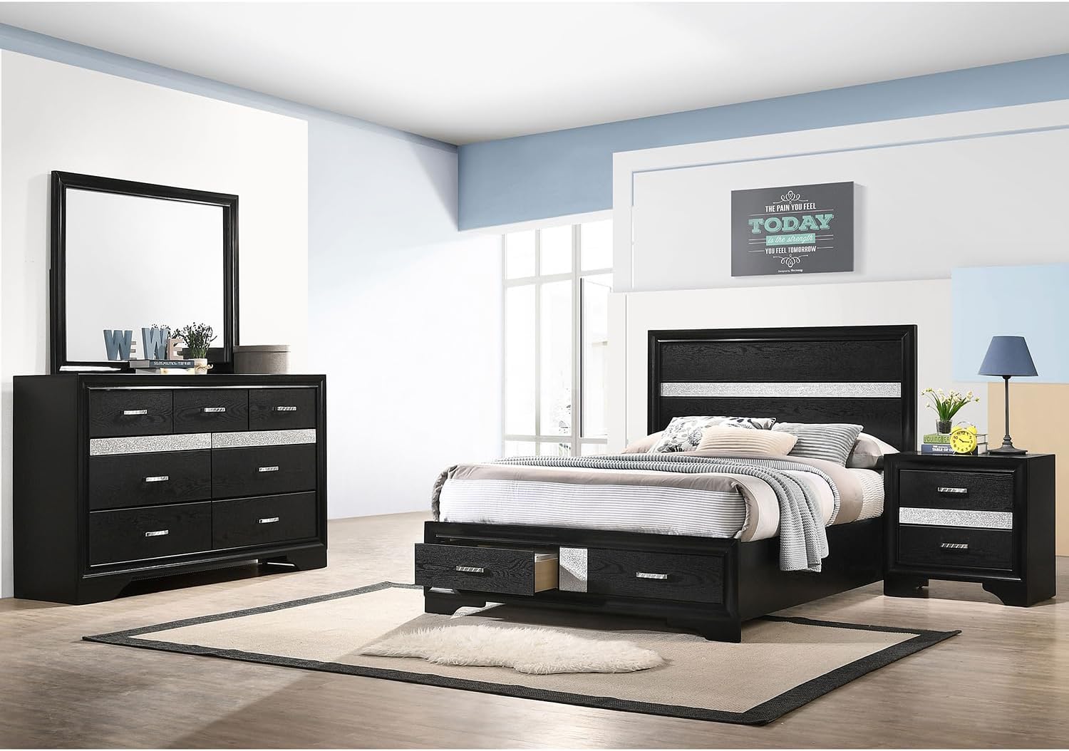Black 4 Full Bedroom Set
