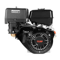 15HP Gas Engine, 4-Stroke 420CC Gas Horizontal Engine, Go Kart Motor Engine, OHV Single Cylinder Manual Recoil Start Petrol Engine for Pumping Machine Microtiller Sprinkler Weeder (15HP, 420CC,Black)