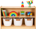 OOOK Montessori Shelf, Toy Organizers and Storage, 2-Tier Toddler Bookshelf Suitable for Classroom, Kindergarten, Kids Room, Playroom and Daycare Center