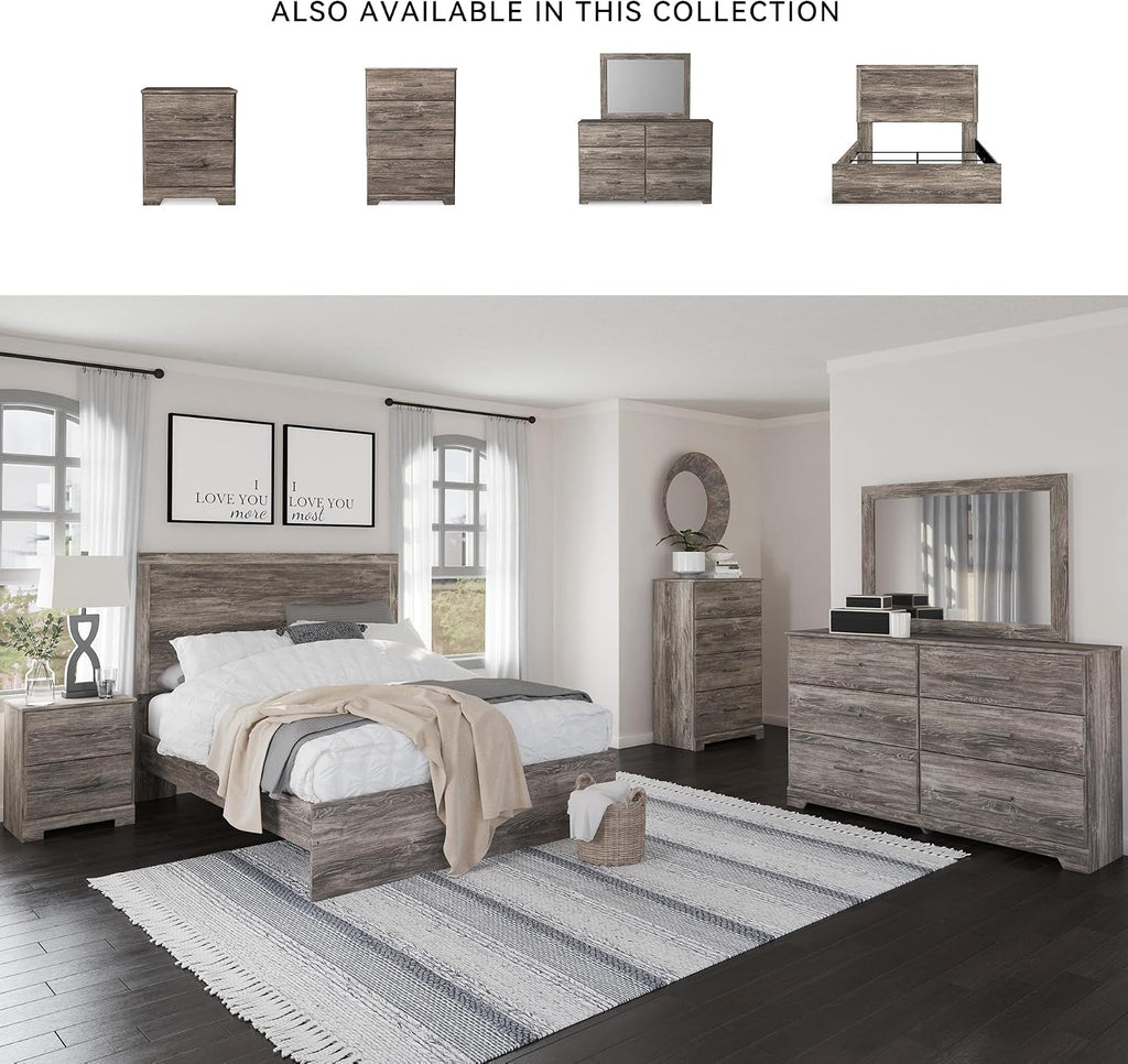 Signature Design by Ashley Ralinski 6 Drawer Dresser, Warm Gray