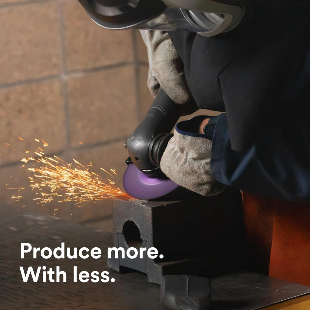 3M Cubitron 3 Cut and Grind Wheel, 88993, 36+, T27, 9 in x 1/8 in x 5/8 in-11, Pack of 10, ANSI, Longer Life, Faster Cut, Back-Gouging, Fillet Weld Removal, Cutting, Grinding