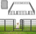 Dog Playpen Outdoor 40inch Dog Fence Outdoor for Yard, 36 Panels Pet Dog Pens Outside Puppy Playpen with Gate for Small/Medium/Large Dogs, Portable Fence for RV Camping, Yard
