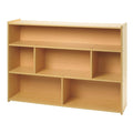 Children's Factory Value Line 3 Shelf Storage, 48' L x 36' H, Kids Bookshelf, Nursery Book Shelves for Classrooms, Playrooms, and Montessori Schools, Natural