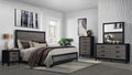 Grey and Black 5PC Full Bedroom Set