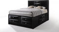 Acme Ireland Full Wood Platform Bed with Storage Drawer in Black