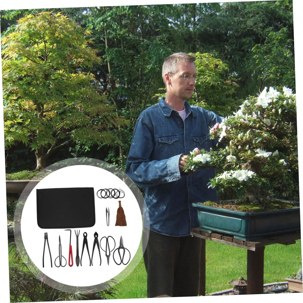 ibasenice Garden Scissors Set Pruning Shears Gardening Trimming Tool Plant Branch Trimmers Storage Bag