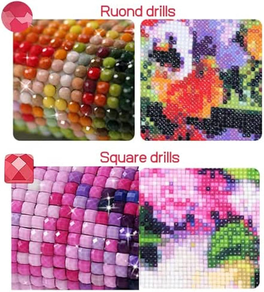 hadefa Custom Diamond-Painting Kit Custom Your Own Picture Rhinestone Painting, Paint with Diamonds (43.3x43.3inch/110x110cm)