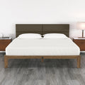 Jaxx Panelist Modern Padded Headboard – Set of 4 Wall Mounted Panels (Each 11.25' x 38') - King, Vegan Leather, Thunder Grey