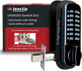 JOUNJIP Mechanical Deadbolt Lock - Keyless Entry Door Lock - Code NOT Required When Locking – 100% Mechanical with Flat Spindle, Thumb Turn Door Knob - Oil-Rubbed Bronze [Upgraded 2025]