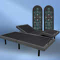 iDealBed 5i Custom Adjustable Bed Base, Wall Hugger, Massage, Zero-Gravity, Dual USB Charger, One Touch Comfort, Programmable Memory, Night Light, Advanced Smooth Silent Motion (Split King)