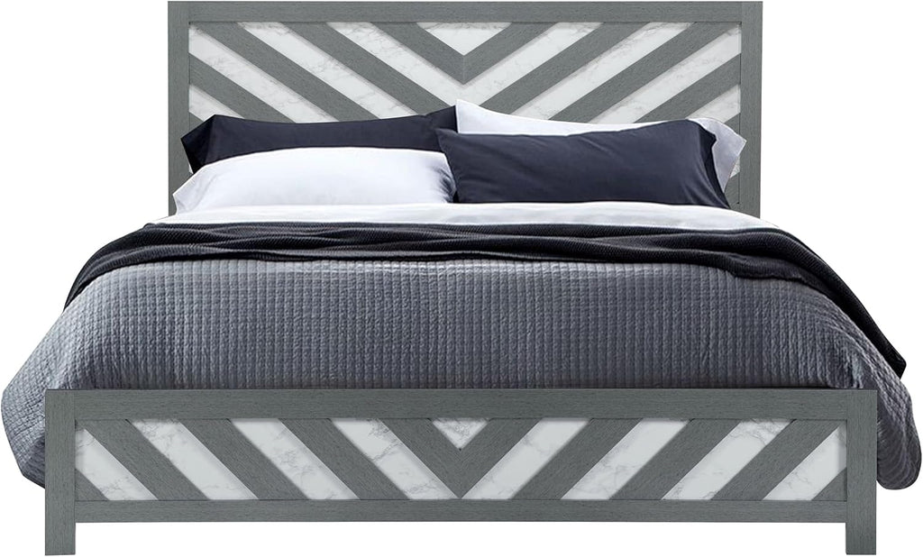 Grey 5PC Full Bedroom Set