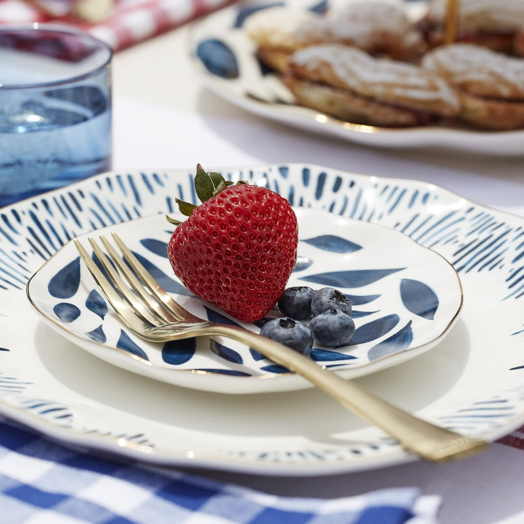 Lenox Blue Bay 12-Piece Dessert Set, 10.30 LB