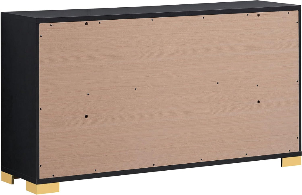 Black 4 LED Full Bedroom Set