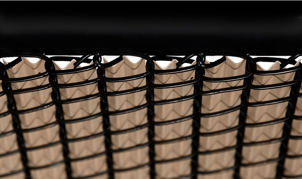 Proudly Made in The USA! - Ridged Slat Single Wall Bottom Locking Slat Depot Privacy Slat for 3', 4', 5', 6', 7' and 8' Chain Link Fence (8ft, Beige)