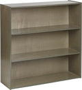 ECR4Kids Birch Streamline 3-Shelf Storage Cabinet, 36in High, Bookcase for Classroom and Playroom, Grey Wash