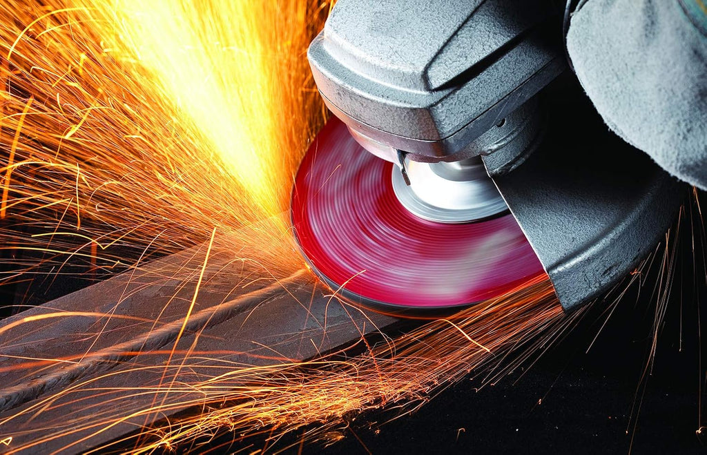 United Abrasives-SAIT 20073 A24R General Purpose/Long Life Grinding Wheel (Type 27/Depressed Center]) 5' x 1/4' x 7/8',25-Pack