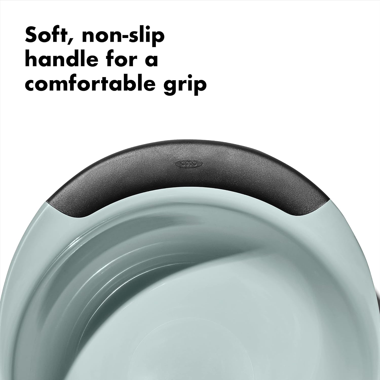 OXO Good Grips 3-Piece Plastic Mixing Bowl Set - Cadet Blue,Tower Gray,Jade,Small,Medium,Large,(Pack of 4)