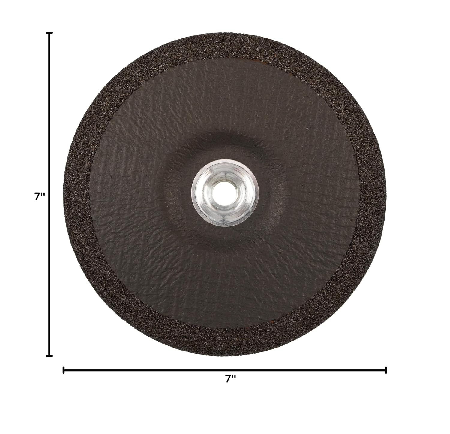 Weiler 58332 7 x 1/4 Tiger Ceramic Type 27 Grinding Wheel CER24R 5/8-11 Nut (Pack of 10)