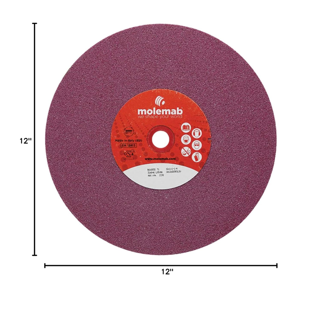 Stens 750-102 Grinding Wheel 46 Grit, 7/8' ID, Ruby Material, 2192 Max RPM, 12' OD, 1' Thickness Chainsaws