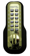 Digital Door Lock M210 Mechanical Keyless Deadbolt, Bright Brass