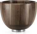 SpaceAid Wooden Bowl for Mixer - Kitchen Space Aid Acacia Wood Mixing Bowls Holder for Stand Mixer, Compatible with 4.5 & 5 QT Tilt-Head Models Kitchen, Light Wood