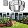 Dog Playpen Outdoor 40inch Dog Fence Outdoor for Yard, 12 Panels Pet Dog Pens Outside Puppy Playpen with Gate for Small/Medium/Large Dogs, Portable Fence for RV Camping, Yard