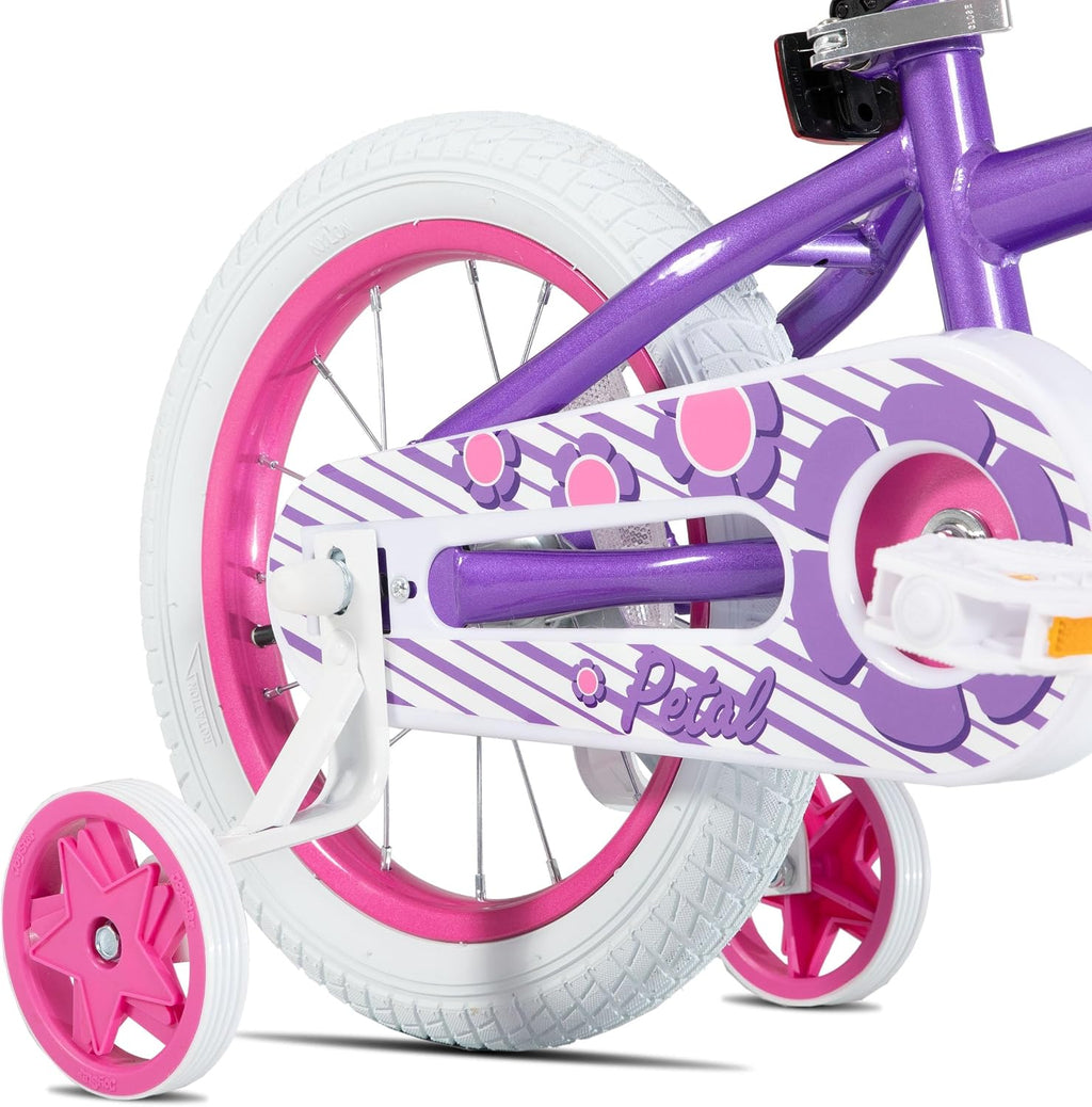 JOYSTAR Girls Bike for Toddlers and Kids Age 3-10 Years, 12 14 16 20 Inch Kids Bike with Training Wheels and Handbrakes, 20 Inch Bike with Kickstand, Multiple Colors