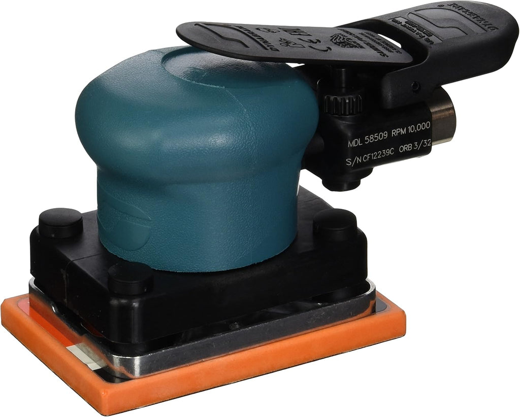 Dynabrade 58509 Dynabug II Orbital Sander, Non-Vacuum, 3-Inch Width by 4-1/4-Inch Length 76mm by 108mm