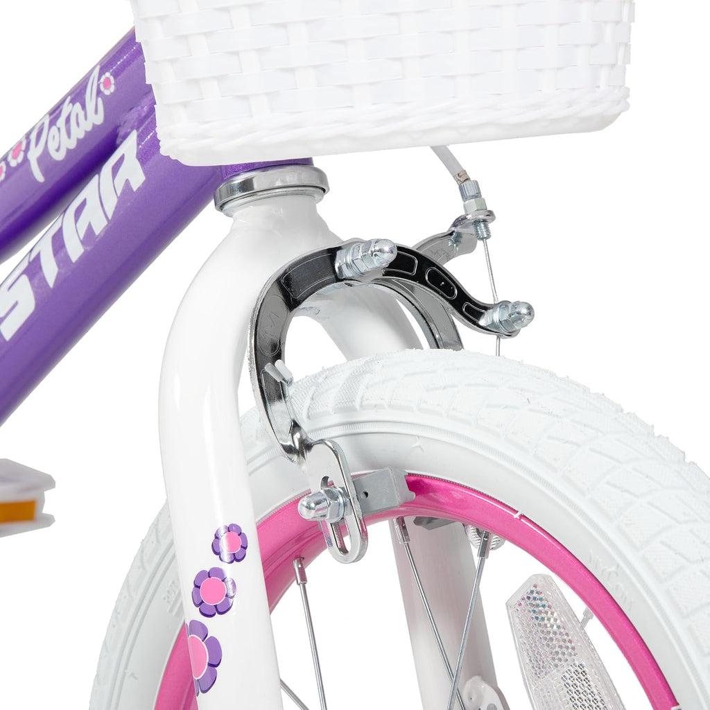 JOYSTAR Girls Bike for Toddlers and Kids Age 3-10 Years, 12 14 16 20 Inch Kids Bike with Training Wheels and Handbrakes, 20 Inch Bike with Kickstand, Multiple Colors