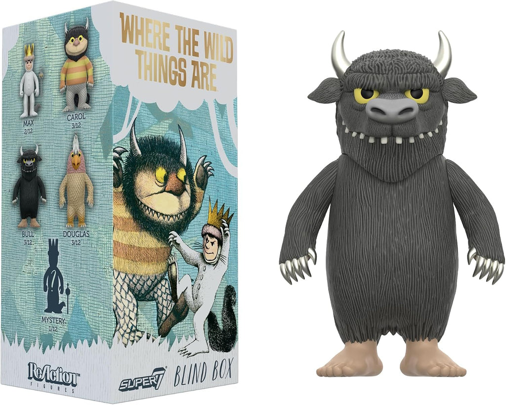 Super7 Where The Wild Things are Blind Box Flat - (12 Pack) 3.75' Where The Wild Things are Action Figures - Classic Children's Book Collectibles and Retro Toys