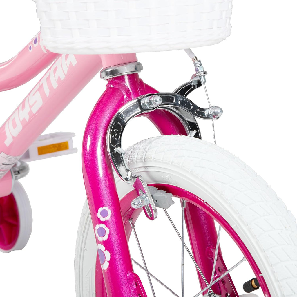 JOYSTAR Girls Bike for Toddlers and Kids Age 3-10 Years, 12 14 16 20 Inch Kids Bike with Training Wheels and Handbrakes, 20 Inch Bike with Kickstand, Multiple Colors