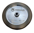 Viking Mountain Tool Works 8X1.5 inch CBN Grinding Wheel 600 Grit, 1.5' Wide, 1' Side Walls, 1/4 Radius Each Side, 5/8' Arbor, For Bench Grinders
