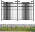 15 Panels Garden Fence Animal Barrier, 33 in(H) X 36 ft(L) Dog Fence Outdoor for Yard, Tall Metal Fencing with Ground Stakes, Temporary Fencing for Dog, Rabbits, and Patio Border