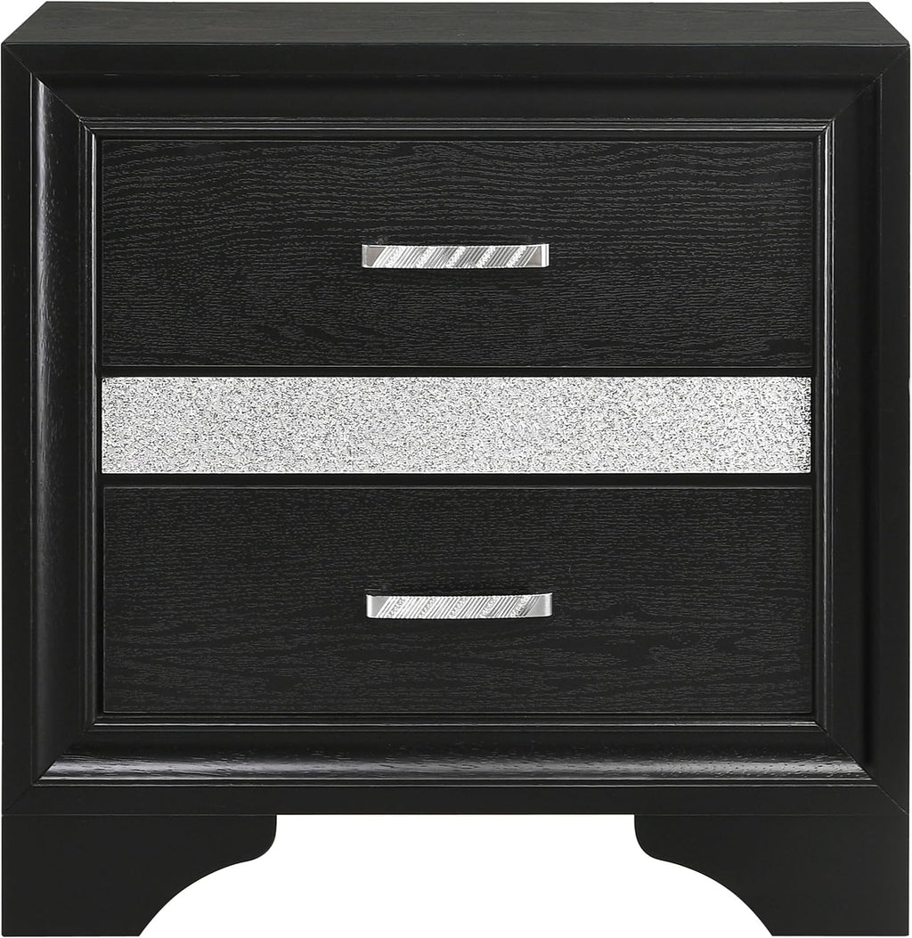 Black 4-piece Full Bedroom Set