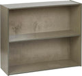 ECR4Kids Birch Streamline 2-Shelf Storage Cabinet, 30in High, Classroom Furniture, Grey Wash
