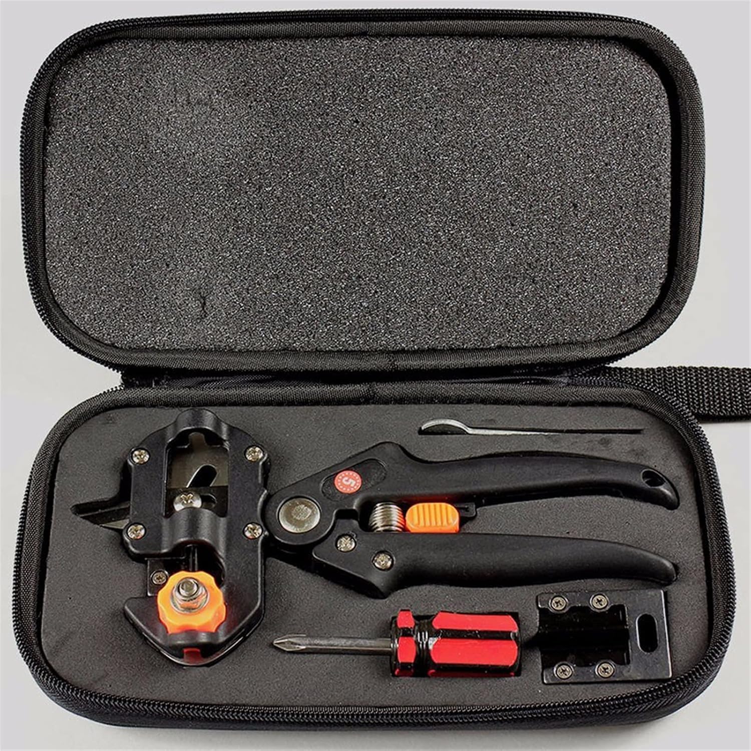 Manual Hand Pruner Garden Grafting Pruner Grafting Set Kit Farming Fruit Tree Pruning Shears Tool Kits Bonsai Pruners Fruit Tree Cutting Machine Garden Shears Scissors Pliers (Gree
