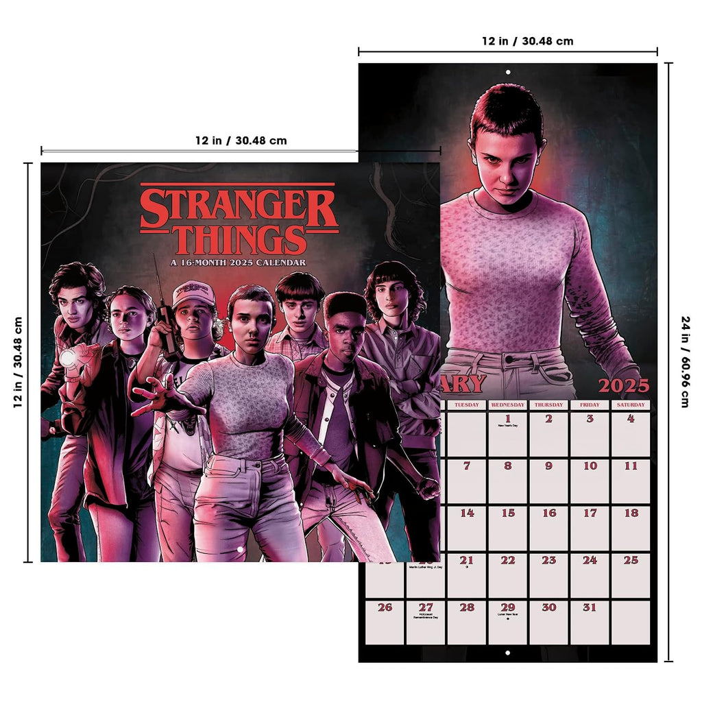 2025 Netflix Stranger Things Wall Calendar