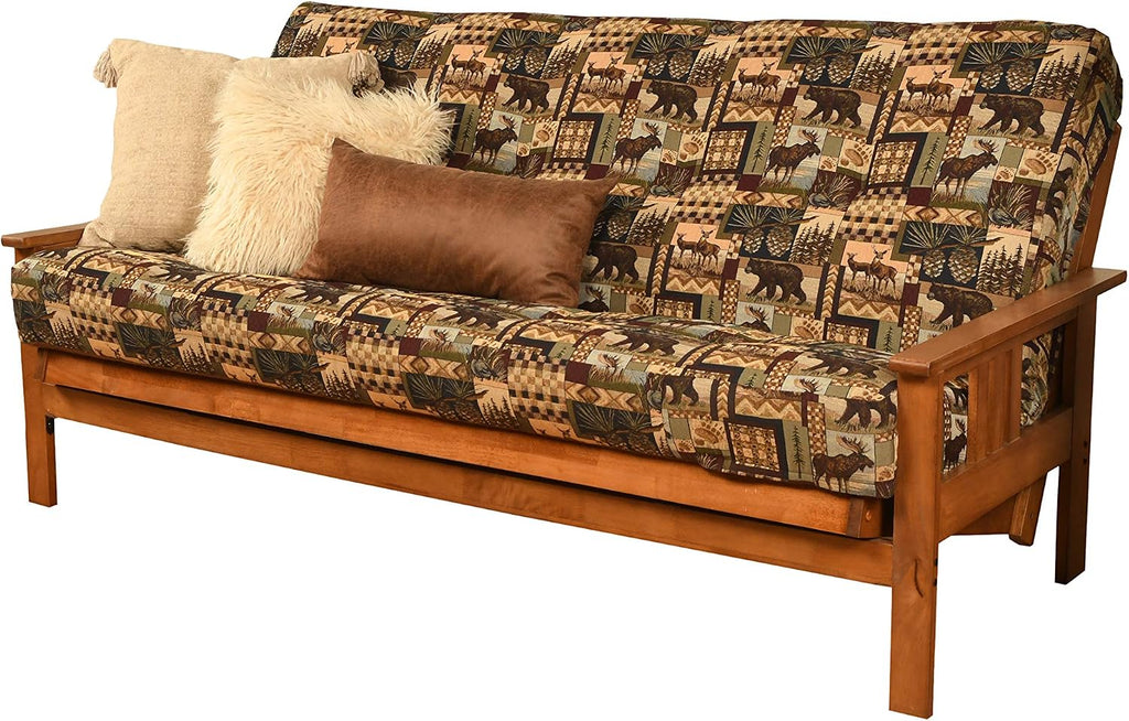 Kodiak Furniture Monterey Futon Set with Barbados Finish, Full, Peter's Cabin