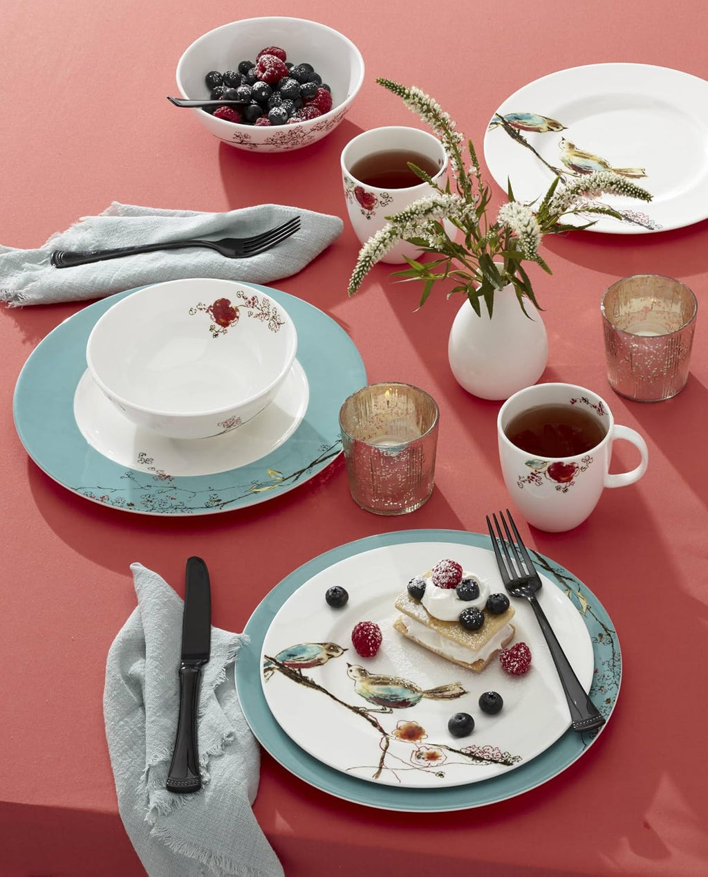 Lenox 896843 Chirp 12-Piece Dinnerware Set