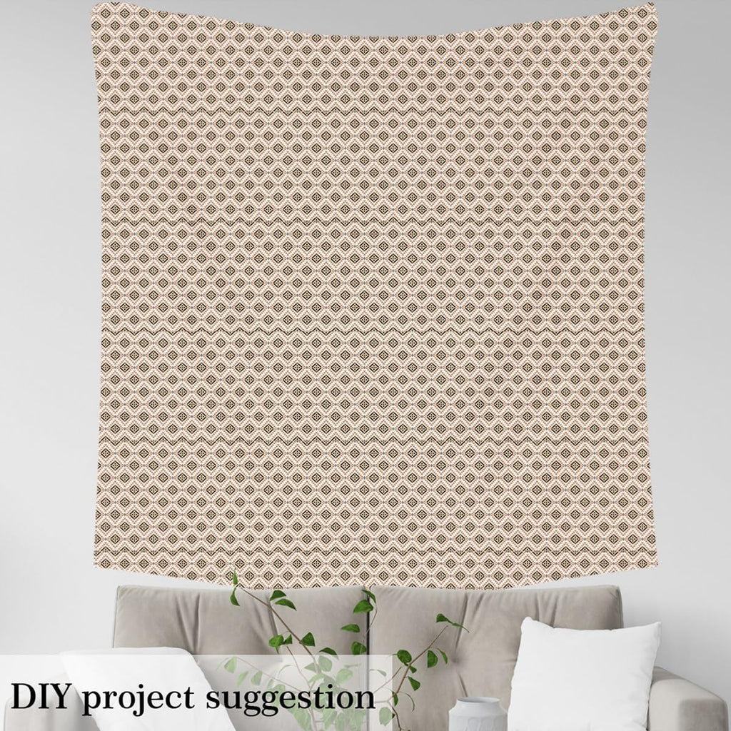 Feelyou Western Aztec Fabric by The Yard 10 Yard Boys Girls Geometric Vintage Upholstery Fabric for Chairs Boho Abstract Pattern for Home DIY Projects,Indoor Decor Aztec Modern Art Soft Flannel