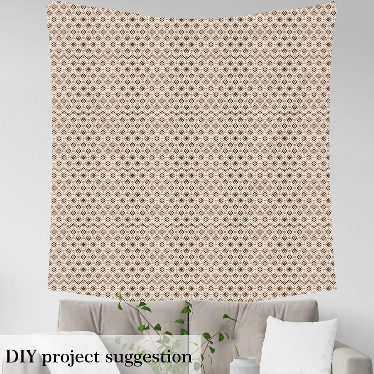 Feelyou Western Aztec Fabric by The Yard 10 Yard Boys Girls Geometric Vintage Upholstery Fabric for Chairs Boho Abstract Pattern for Home DIY Projects,Indoor Decor Aztec Modern Art Soft Flannel