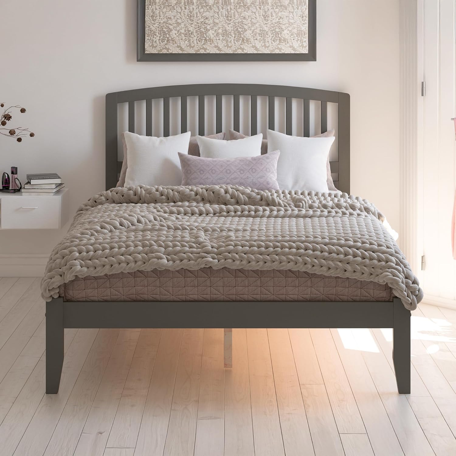 AFI, Richmond Queen Platform Bed, Grey