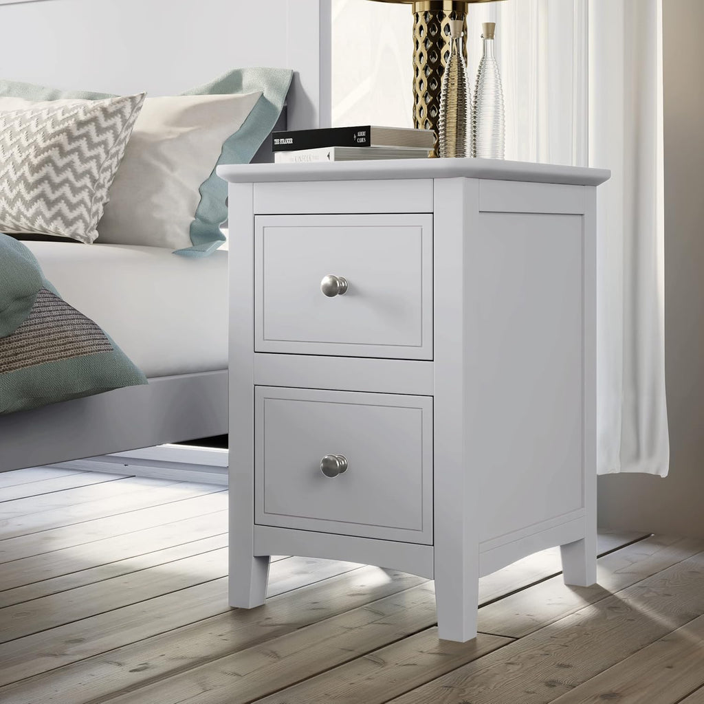 White Solid Wood 3 Pcs Full Bedroom Sets (Old SKU:BS315100AAK) BU425