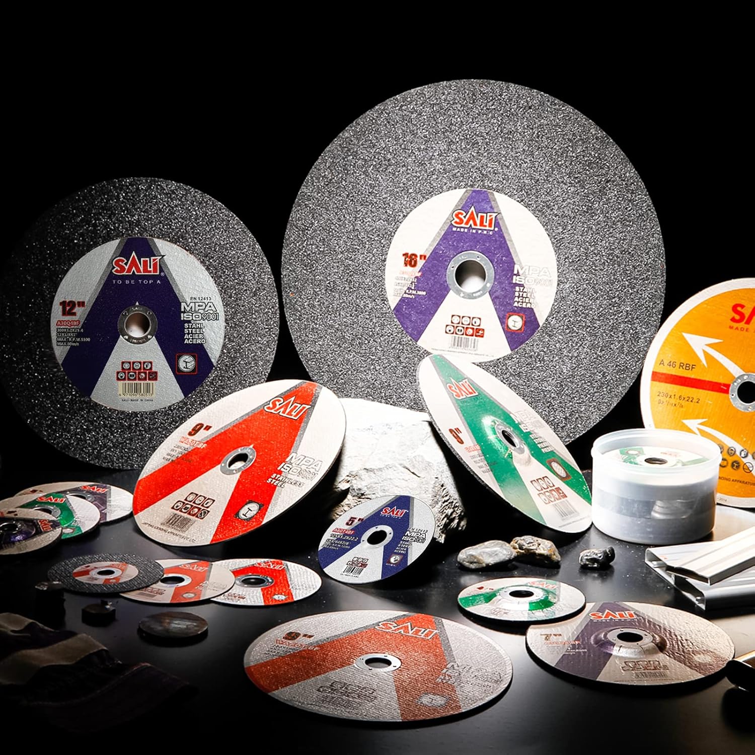 SALI 400 Pack Cut Off Wheel 4 1/2 Inch Cutting Wheels 4-1/2' x 3/64' x 7/8' for Metal & Stainless Steel, Angle Grinder Cutting Wheel,Cutting Discs with Aggressive Cutting