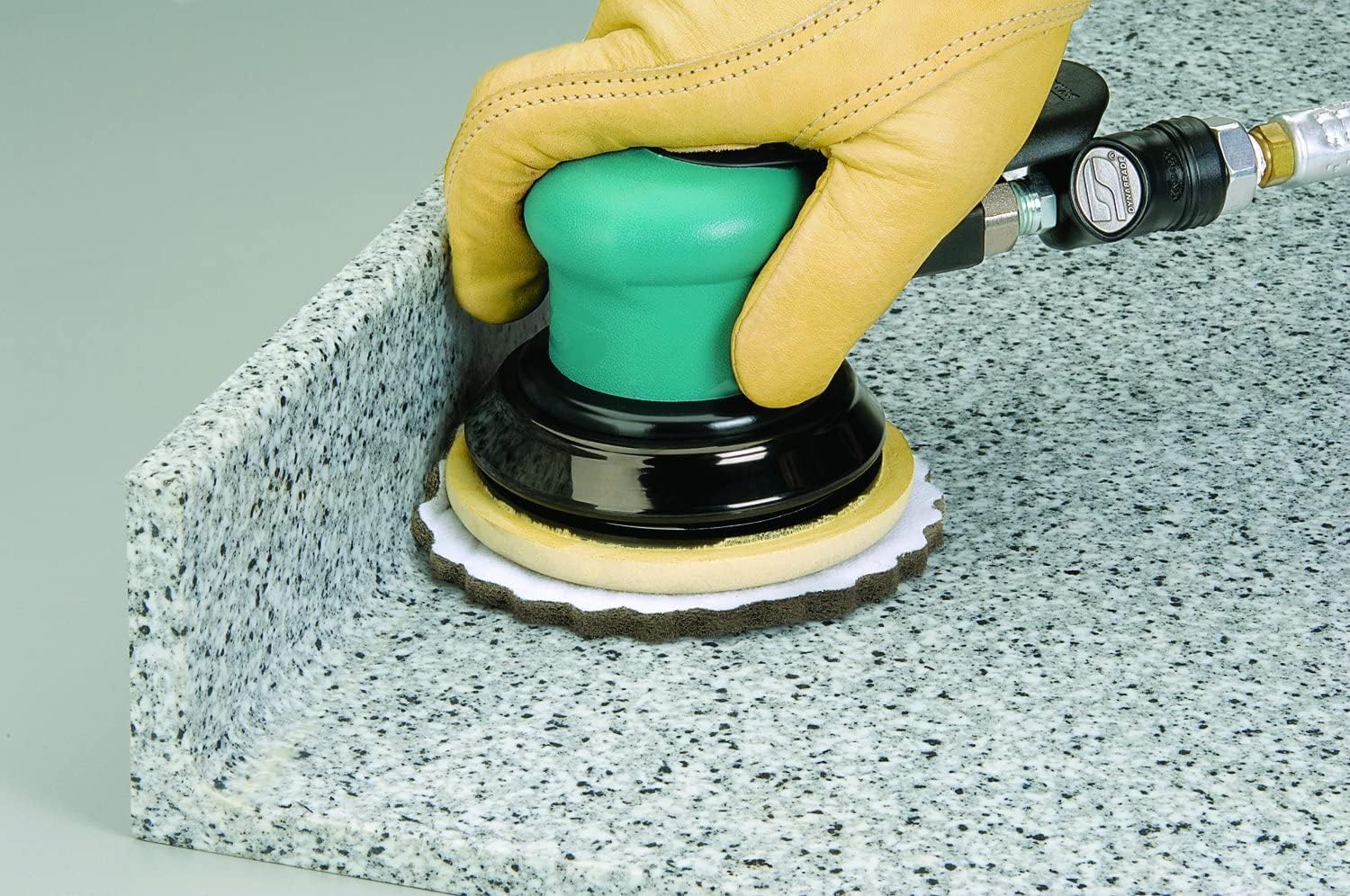 Dynabrade (59020) Dynorbital-Spirit 5' (127 mm) Diameter Random Orbital Sander, Non-Vacuum | 3/16' (5 mm) Diameter Orbit | 12000 RPM Pneumatic Motor