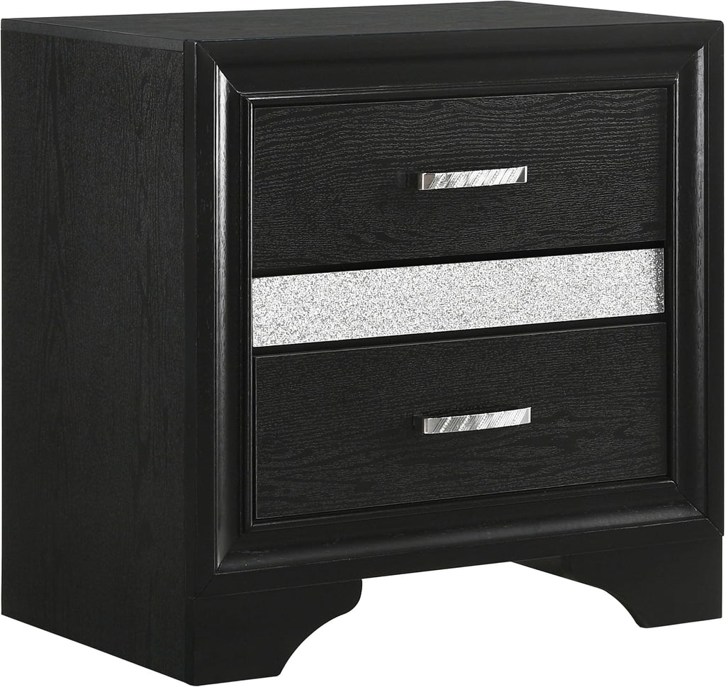 Black 4-piece Full Bedroom Set