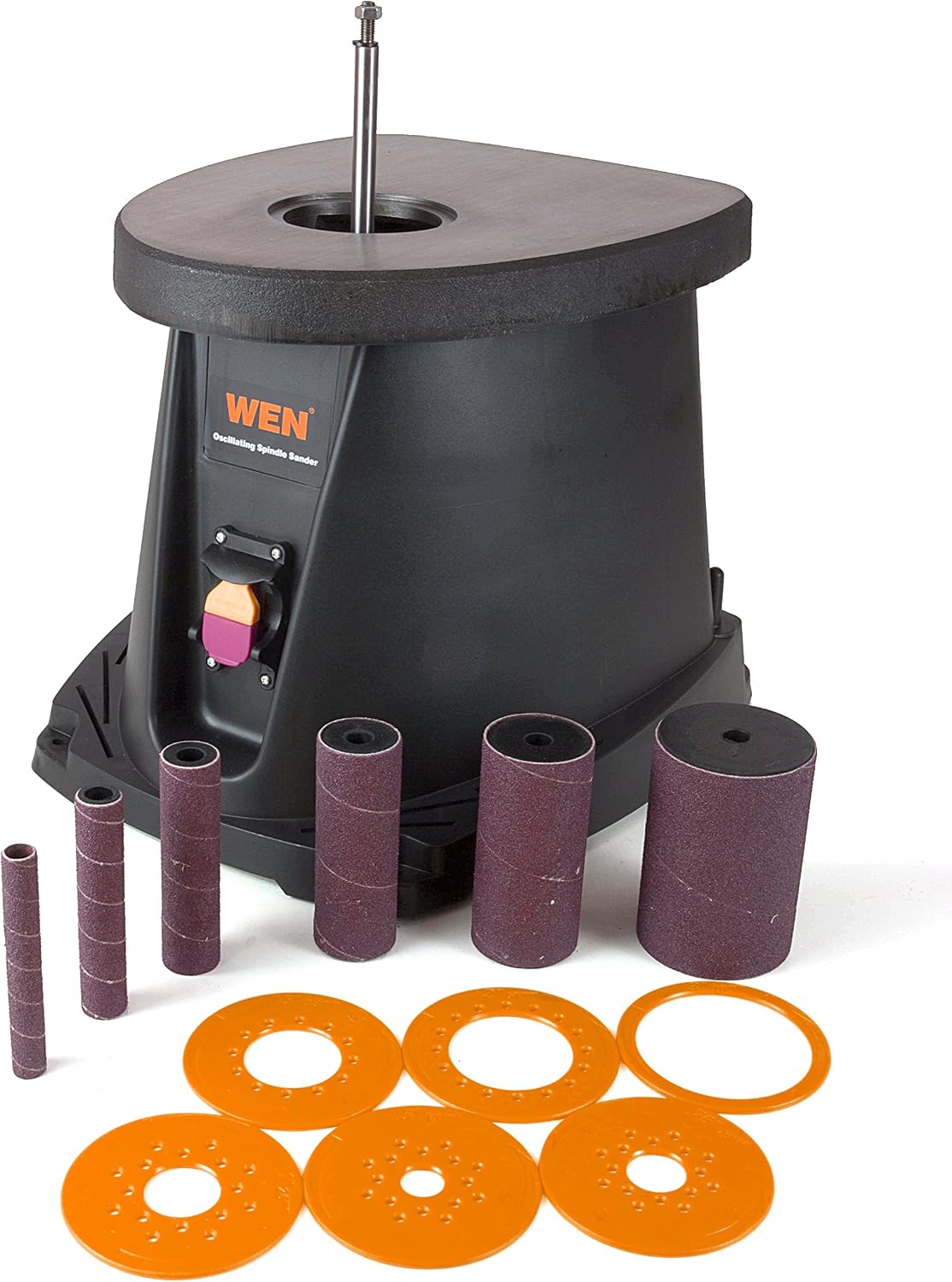 WEN Oscillating Spindle Sander Bundle with Sanding Sleeves
